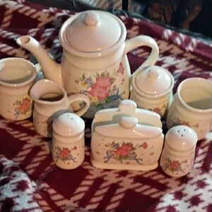 Floral Ceramic Tea Set